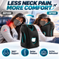 😴 LIMITED-TIME 52% OFF! ✈️ Inflatable Ergonomic Hollow-Cutout Travel Pillow – PVC Flocking, Quick Inflate, With Storage Bag ✨