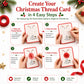 🔥🎁70% OFF!!🎅!-Ready for Christmas!🎄 🧵Merry & Bright Christmas DIY Kit– Create Beautiful Handmade Holiday Cards ✨