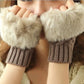 🔥BUY 1 GET 1 FREE🔥Fuzzy Soft Knit Warm Fingerless Gloves