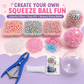 🔥HOT SALE 50% OFF🎁✨DIY Stress Ball Making Kit, Includes 6 Filling Packs, 10 Transparent Blank Soft Skins, Expansion Tool, Ideal for Adult Stress Relief, Squishy Maker