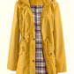🧥LIMITED TIME 60% OFF🌧️Women's Checkered Lining Waterproof Windbreaker