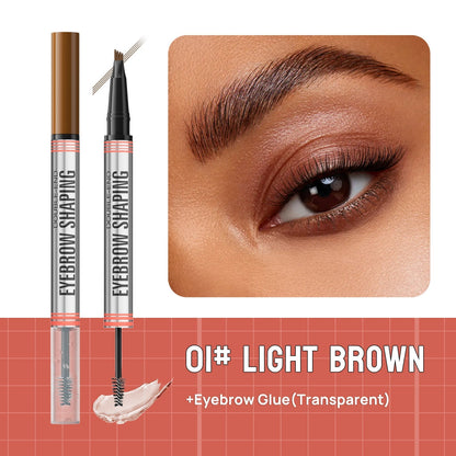 ❣️BUY 1 GET 1 FREE🌸2-in-1 Brow Pen and Sealing Brow Gel for Real Fuller Eyebrows🥳