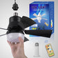 🔥Father's Day Presale  49% OFF😊2-IN-1 PORTABLE CEILING FAN & LIGHT with Remote Control