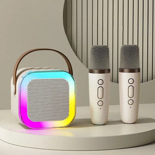 ✨️✨️LAST DAY SALE 49% OFF✨️✨️Mini Karaoke Machine with Wireless Microphones🎤🎶