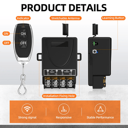 🔥LAST DAY SALE 49% OFF🔥Wireless Remote Switch🔧