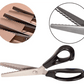 ✂️50% OFF NOW! Pinking Sewing Scissors, Zig Zag Fabric Shears Prevent Cloth Fraying for Sewing Quilting DIY Crafts