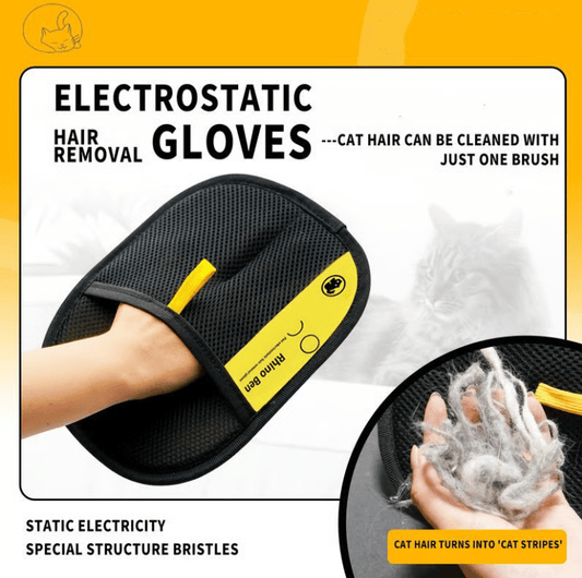 🔥LAST DAY BUY 1 GET 1 FREE!!✨⚡ 50K+ SOLD! 🎁Reusable Electrostatic Pet Hair Removal Glove - Works on Clothes, Couch, Car & All Fabric Surfaces