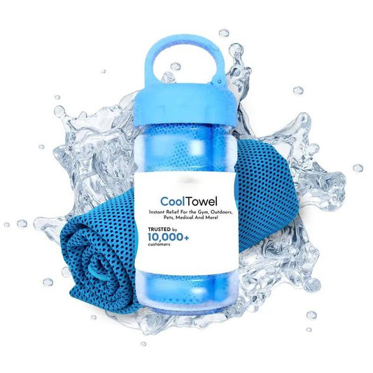 🎁Last Day Buy 1 Get 1 Free (Each only ￡3.99!!)🔥Cold Sweat Towel You Can Use Anywhere, Anytime! Reusable Soft Absorbent Cooling Portable