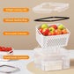 🔥50% OFF TODAY! 🍓 3-Piece Fruit Container Set 🥝 Removable Colander, Leak-Proof & Stackable ✨ Perfect for Storing, Washing & Keeping Fruit Fresh 🧊