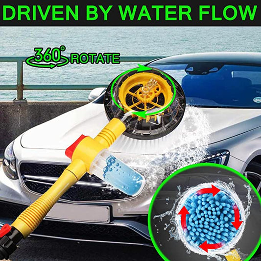 🔥 50% OFF 🚘 Automatic Rotating Car Wash Brush – Let the Brush Do the Scrubbing for You 💦
