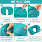 Tpu Press Inflatable U-Shaped Travel Pillow