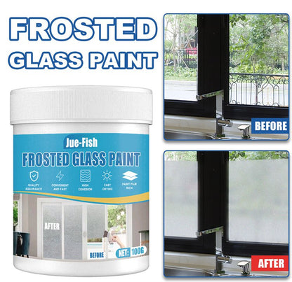 🔥BLACK FRIDAY SALE - BUY 1 GET 1 FREE!🔥Waterproof Frosted Glass Paint for Door & Window with Brush