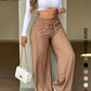 ⏳ LAST DAY SALE ONLY £15.99! 👖 Women’s High-Waisted Straight-Leg Trousers | Front Seam Detail & Elasticated Waist | Smart, Comfortable & Easy to Style ✨