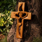 🔥LAST DAY SALE 49% OFF🔥Intertwined Hearts Wooden Cross♥