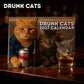 🔥 50% OFF 🍺🐱 Drunk Cats 2027 Calendar – 12 Months of Tipsy Cats, Chaos & Laughs