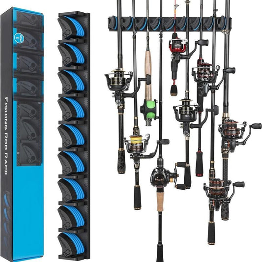 (🔥HOT SALE NOW 49% OFF) - Wall Mounted Fishing Rod Rack