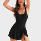 👙LAST DAY SALE: ONLY ￡12.99!!💃Women's One Piece Tummy Control Tie Knot Swimsuit
