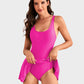 👙LAST DAY SALE: ONLY ￡12.99!!💃Women's One Piece Tummy Control Tie Knot Swimsuit