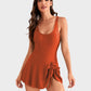 👙LAST DAY SALE: ONLY ￡12.99!!💃Women's One Piece Tummy Control Tie Knot Swimsuit