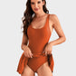 👙LAST DAY SALE: ONLY ￡12.99!!💃Women's One Piece Tummy Control Tie Knot Swimsuit