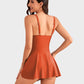 👙LAST DAY SALE: ONLY ￡12.99!!💃Women's One Piece Tummy Control Tie Knot Swimsuit