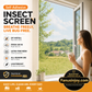 🦟50% OFF NOW ! ✨Self-Adhesive Window Mesh Screen – Ultra-Fine Bug Net Easy Install for Home