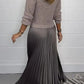 🔥 OVER 60% OFF 🍂 Women’s Round-Neck Pleated Sweatshirt Dress – Soft, Flattering & Effortlessly Chic