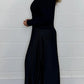 🔥 OVER 60% OFF 🍂 Women’s Round-Neck Pleated Sweatshirt Dress – Soft, Flattering & Effortlessly Chic