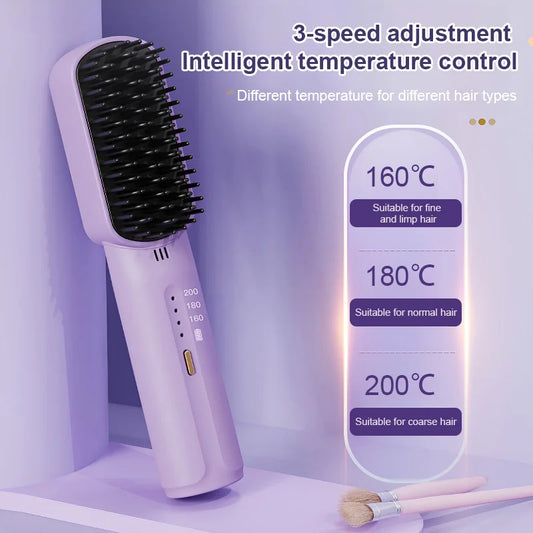 💞This Week's Special Price £15.99💞Portable Cordless Mini Hair Straightening Comb