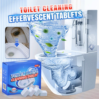 🔥🔥As low as £4.60/box—🍋Lemon Scent Toilet Cleaning Effervescent Tablets