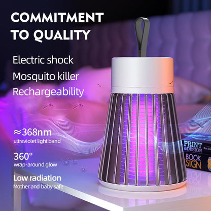 🌟LAST DAY SURPRISE PRICE: ￡8.99!!🌟LumiGlow™ Portable Mosquito Zapper – Quiet & Safe Insect Trap for Indoor & Outdoor