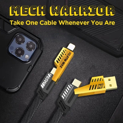 ⚡️💪BUY 1 GET 1 FREE!!⚡️💪4 in 1 PD 27W 65W Fast Charging Cable🔋