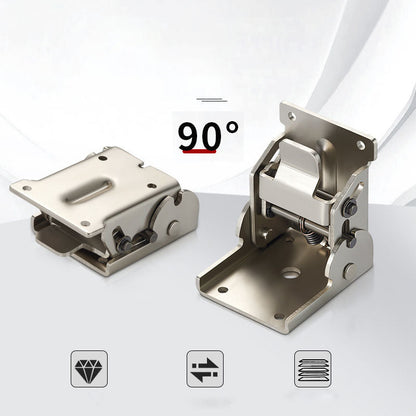 💖LAST DAY SALE 49% OFF💖90 Degrees Self-locking Folding Hinge Anti-corrosion Invisible Connector🔥