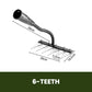 🌿 62% OFF NOW! 🧤 5/6/7/8 Weed Rakes with Carbon Steel Garden Tines – Durable, Ergonomic Grip & Efficient Weeding 🌱