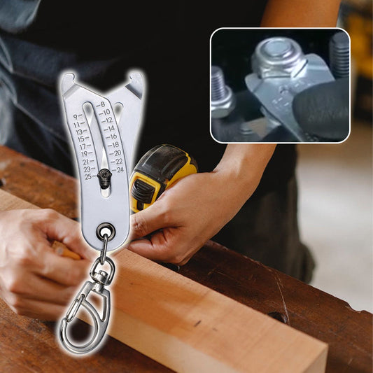 ✨Last 48 hours 49% OFF✨Portable Precise Thread Size Checker Keychain