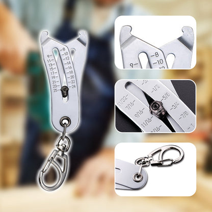 ✨Last 48 hours 49% OFF✨Portable Precise Thread Size Checker Keychain