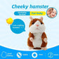 🐹 Last Day Special Price £9.99! Free Shipping！✨Talking Hamster Plush – repeats whatever you say, auto head-shaking, hilarious fun for kids & adults.🎁