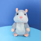 🐹 Last Day Special Price £9.99! Free Shipping！✨Talking Hamster Plush – repeats whatever you say, auto head-shaking, hilarious fun for kids & adults.🎁