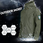 🔥 50% OFF 🧥 Men’s Windproof Waterproof Softshell Jacket – Fleece-Lined, Adjustable & Outdoor-Ready