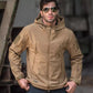 🔥 50% OFF 🧥 Men’s Windproof Waterproof Softshell Jacket – Fleece-Lined, Adjustable & Outdoor-Ready