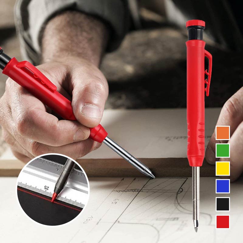 Multifunctional Quick-Drying Carpenter Pencil with Sharpener – charm-cart