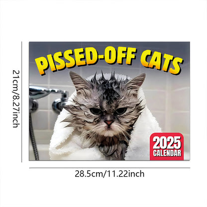 🔥LAST DAY SALE 75% OFF🔥Funny Peed-Off Cats Calendar