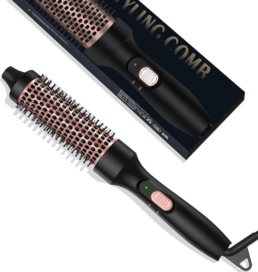 🔥LAST DAY SALE 49% OFF🔥3 in 1 Thermal Brush  32mm Curling Iron Brush