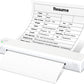 Portable wireless printer, ideal for on the go, D810 Bluetooth thermal printer, supports US letter paper size 8.5 x 11 inches, including printers for tattoo studios and offices.