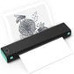 Portable wireless printer, ideal for on the go, D810 Bluetooth thermal printer, supports US letter paper size 8.5 x 11 inches, including printers for tattoo studios and offices.