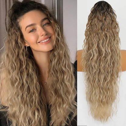 🔥LAST DAY PROMOTION 50% OFF💕Curly Wavy Frizzy Hair Extension with Ponytail