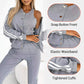 🔥 50% OFF ❤️ Women’s 3-Piece Baseball Jacket & Pants Set – Sporty, Relaxed & Effortlessly Put Together