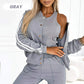 🔥 50% OFF ❤️ Women’s 3-Piece Baseball Jacket & Pants Set – Sporty, Relaxed & Effortlessly Put Together