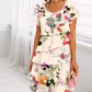 🔥 HOT SALE 50% OFF! 🌸 Spring Floral Cascade Dress | Women’s Multi-Flower Print Dress | Flattering & Effortlessly Elegant ✨