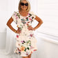🔥 HOT SALE 50% OFF! 🌸 Spring Floral Cascade Dress | Women’s Multi-Flower Print Dress | Flattering & Effortlessly Elegant ✨